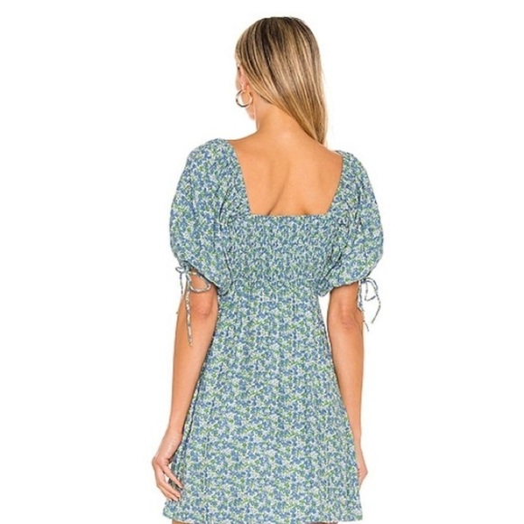 Faithful The Brand Thea Mini Dress in La Guardia Floral Print Size Medium - Picture 2 of 7